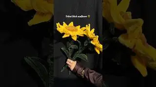 Pipe Cleaner Sunflower 🌼 Satisfying DIY Craft | ImbloomCoco #love #diy #song #flowercraft #shorts
