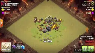 OMG!! BEST TH9 Hard Rush Base 3 STAR ATTACK STRATEGY 2017  Clash of Clans