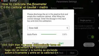 How to make the flowmeter calibration with Joyance agriculture sprayer drone
