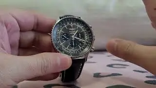 BREITLING NAVITIMER B01 STRATOS 46MM REVIEW REF AB01271A/F570