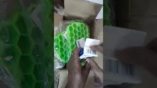 Honeycomb 37 Cavity Ice Cube Tray & pTron USB-A to Type-C 2.4A Fast Charging Cable Unboxing