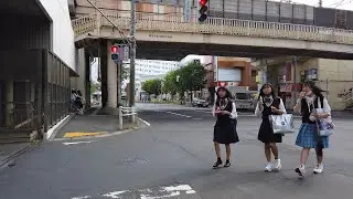 【4K】2021 日本 北海道 札幌市 厚別区 ひばりが丘駅 → 新さっぽろ駅 散策【Binaural Audio】