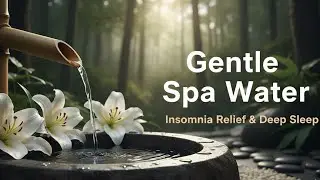 Gentle Spa Water Sounds for Insomnia Relief & Deep Sleep | 2 Hours