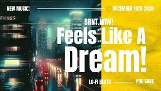 NEW Lofi Chillhop Beat 🎧 Feels like a dream (BRNT.WAV | December 19th)