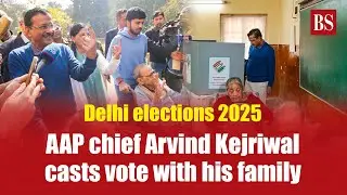 Delhi elections 2025: AAP chief Arvind Kejriwal casts vote with his family | Delhi polls
