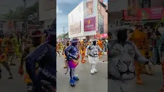 #viral #tiger #dance #thrissur #shorts #worldmalayali #reaction #sub #pulikali#viral#mallu #love