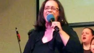 Adrian singing holy is the Lord