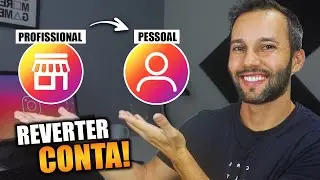 COMO REVERTER INSTAGRAM PARA PERFIL PESSOAL