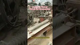 Cast iron finned tubes for economizer#economizer #fintubefactory #heattransfer #heatexchanger
