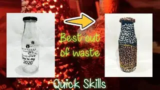 DIY bottle art | Keventers | Best out of waste