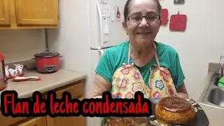 Flan de leche condensada y vainilla a mi manera
