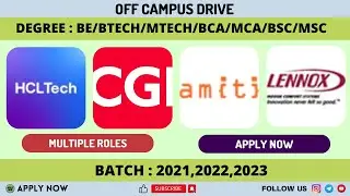 HIRING UPDATE🔥🔥 | 2023 OFF CAMPUS HIRING #applynow
