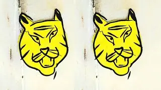 how to make tiger face by clay || How to make /easy & simple clay art #viral#clayart #tigerface