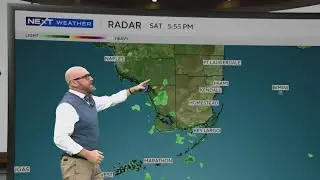 Quiet night in South Florida, but showers Sunday and a mid‑week soaking ahead