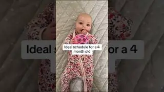 Ideal schedule for a 4 month old
