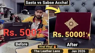 Leather vs Velvet? 🤔 Kaunsa Album Box hai Best? Dekhiye Making Video! ✨