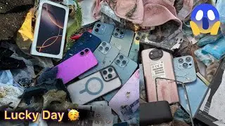🤩 Great Day 🥳! Find Loat Of IPhones 📱 | Find Many Mobiles in Garbage | #iphone 