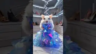 The Most Stylish Hamster in the World! 🐹✨ #Shorts #trending #love #dress #rabbit #kidsvideo