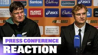 All Blacks Rugby Championship Reaction | Press Conference (Perth)