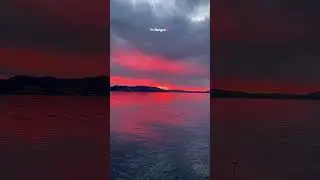 Sunset in Bergen 🇳🇴 #sunset #bergen #norway #sea #niceview