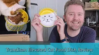 GREAT FOR SENIOR CATS - Trundisan Elevated Cat Food Dish Review