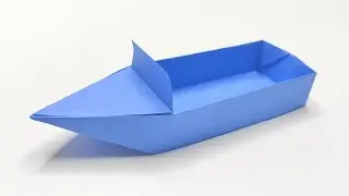 Quick Steps to Craft a Floating Paper Speed Boat - How to make a Paper Boat