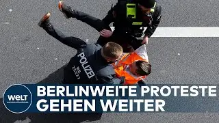 KLIMA-PROTEST GEHT WEITER: Letzte Generation will Berlin weiter lahm legen