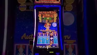 Big win on Free Games feature on Autumn Moon Dragon Link #slot #slotscasinogames #casino