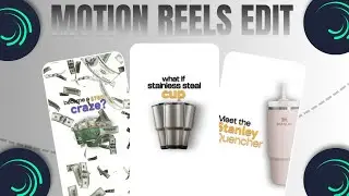 How to Edit Minimal Motion Graphics Reels | in Alight Motion Tutorial (Step-by-Step)