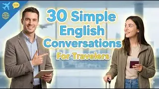 30 Simple English Conversations For Travelers | Slow Listening & Speaking Practice (A1&ndash;A2) |