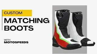Get Your Custom Matching Motorcycle Boots for Winter Trackdays ❄️🏁 | MotoSpeeds