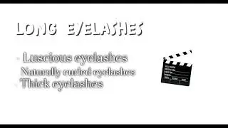 Long eyelashes/sub