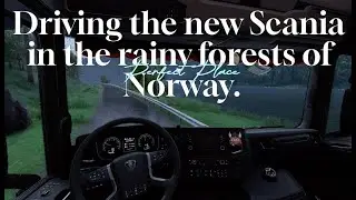 Rainy Forest Drive in Norway | Bergen &rarr; Stavanger | Cinematic ETS2 &bull; Silent Journey