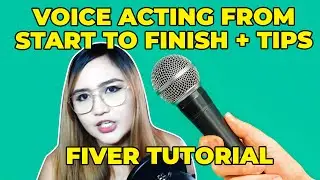 Earn 3,000/hr voice acting tutorial start to finish + tips | Fiver Homebased Diaries