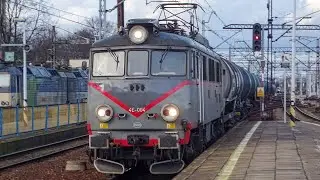Lokomotywa 4E-004 HSL Polska - trzy ujęcia na Węgl&oacute;wce