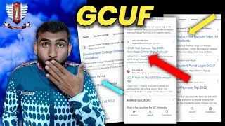 Roll no Slips Announced GCUF 2023. | MA/MSc/ M.Com  Roll no Slips GCUF 2023