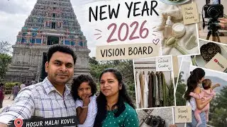 New Year Vlog 2026 Tamil | Days in My Life | Vision Board & Shopping