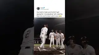 polite bat flip..