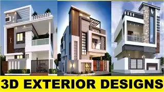 3D home exterior | house elevation design | modern home | house architecture | front elevation