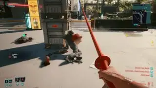 Cyberpunk 2077 buying new car & slaughtering militech samurai style