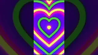 Neon Heart &hearts; Relax Designs background #4k #neoneffect #animation #art #vebstudio