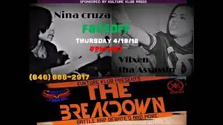 SEA'S CINCO FACE OFF VIIXVEN THA ASSASSIN VS NINA CRUZAE