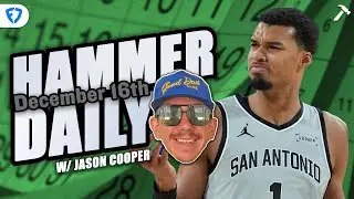 NFL Week 16 Market Report, NBA Cup, NHL Best Bets | The Hammer Daily | Presented By FanDuel