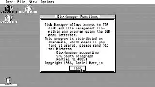 ATARI ST disk manager matejka daniel COPIER FORMATTER ETC