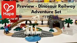 Preview - Hape Dinosaur Railway Adventure Set #toyfair #toys
