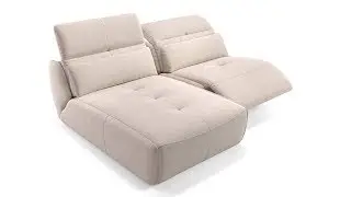 Stoffsofa Modica - Modernes Ecksofa mit Relaxfunktion | Sofanella