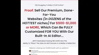 DFY Chief AI Overview: Make $500-$1000 Selling Stunning Websites with DFY Chief