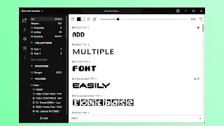 How to easily add multiple fonts in FONTBASE.