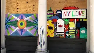 COVID-19, Protests against police brutality and the artists.Somewhere in NYC, sometimes in May