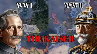 Germany Under KAISER: WW1 vs WW2 - HOI4 Double Timelapse